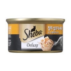 쉬바 디럭스 참치 살코기와 새우 그레이비 소스 85g