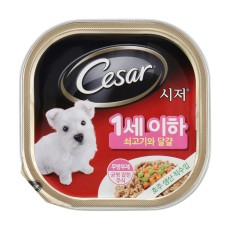 시저 쇠고기와 달걀 1세 이하 100g