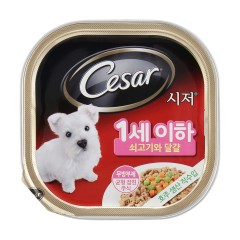 시저 쇠고기와 달걀 1세 이하 100g