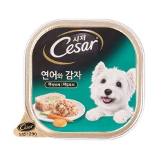 시저 연어와 감자 100g