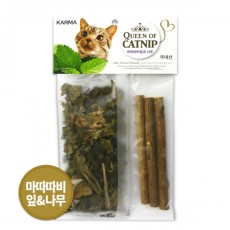 카르마 퀸오브캣닢 마따따비잎 & 나무 13g