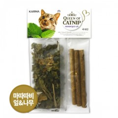 카르마 퀸오브캣닢 마따따비잎 & 나무 13g