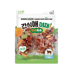 간식애 야채 소프트 소고기 큐브 150g
