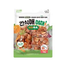 간식애 야채 소프트 연어 큐브 150g