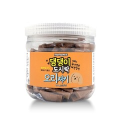 모모펫 댕댕이 도시락 져키 오리 400g