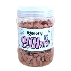 한그득 멍메이징 져키 연어 1kg