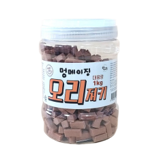한그득 멍메이징 져키 오리 1kg