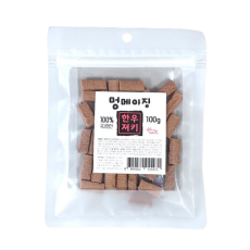 한그득 멍메이징 져키 한우 100g