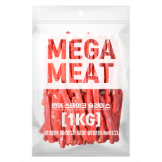 메가미트 연어 스테이크 슬라이스 1kg