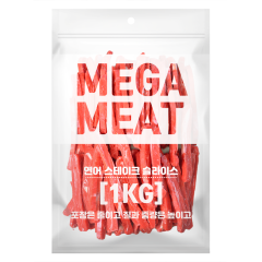 메가미트 연어 스테이크 슬라이스 1kg