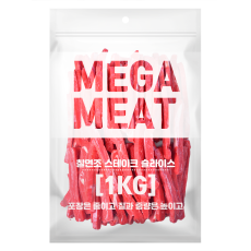 메가미트 칠면조 스테이크 슬라이스 1kg