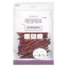 건강프로젝트 리얼미트 오리 육포 슬라이스 400g