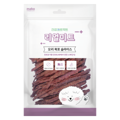 건강프로젝트 리얼미트 오리 육포 슬라이스 400g