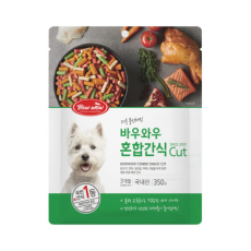 바우와우 혼합 간식 컷 350g